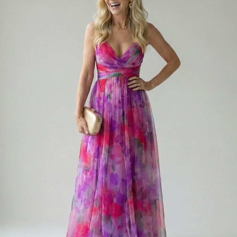 Lunnia | Soft Wrap Maxi Dress