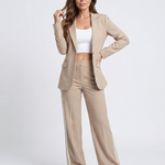 Renette | Contrast Stripe Wide Leg Set