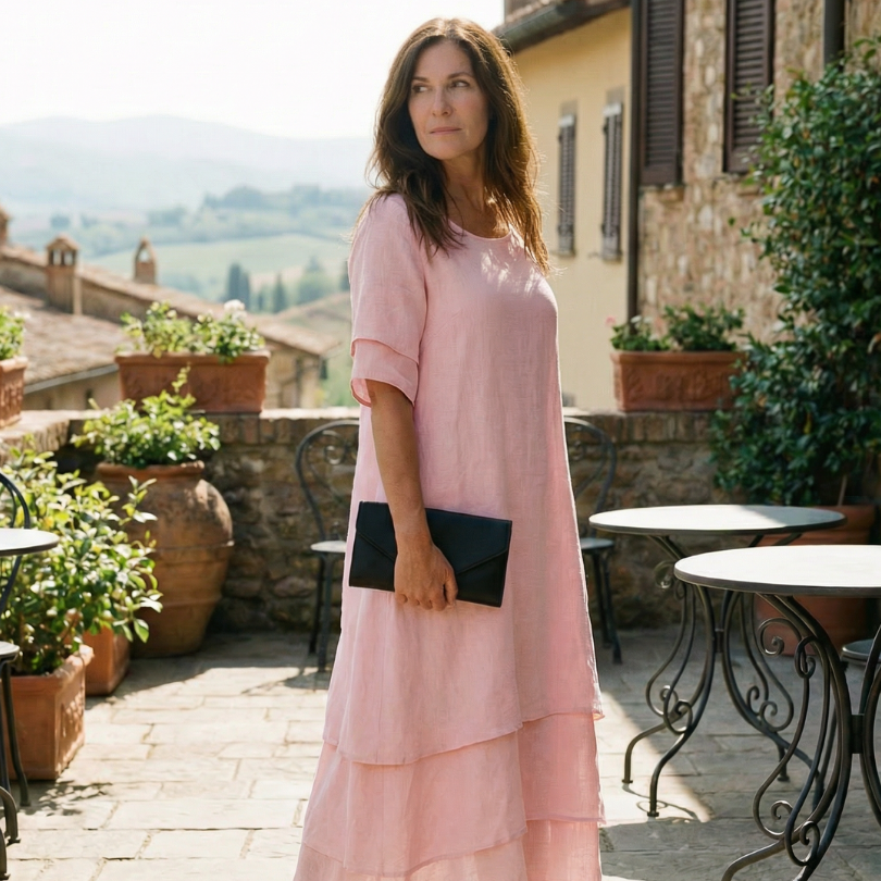Soletta | Soft Layered Dress