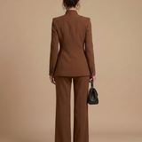 Mirassa | Structured Stand Collar Tailored Suit