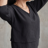 Callia | Layered Top Wide Leg Set