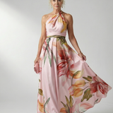 Celsette | Light Floral Maxi Dress