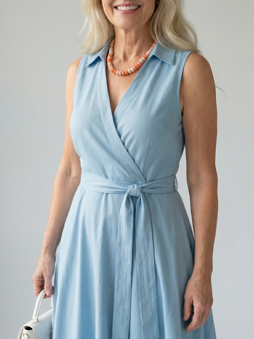 Sennarose | Relaxed Drape Midi Dress