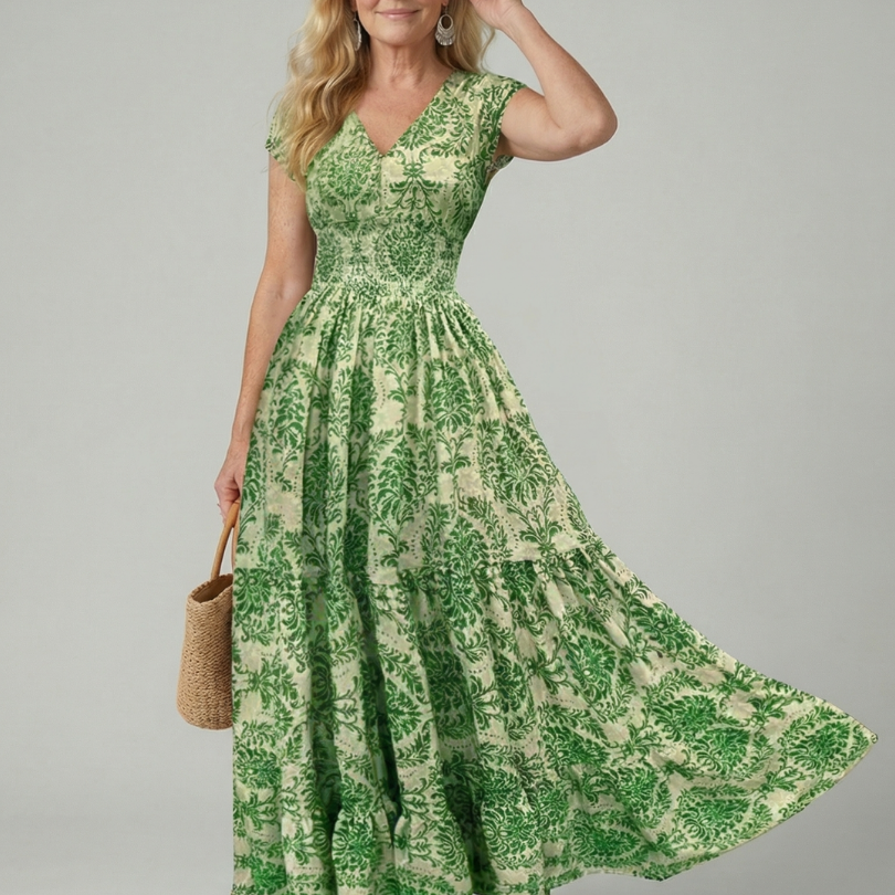 Sennalette | Printed Flow Maxi Dress