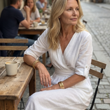 Wrennamae | Cross Front Wide Leg Jumpsuit
