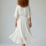 Selrina | Light Drape Midi Dress