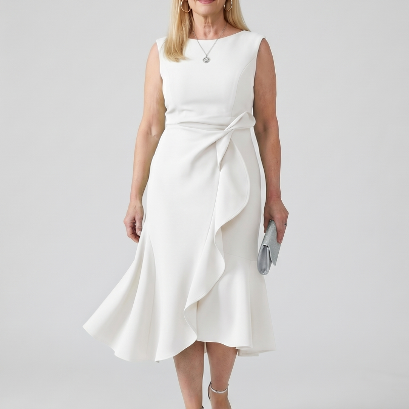 Tamsinla | Simple Drape Midi Dress