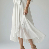 Selrina | Light Drape Midi Dress