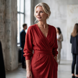 Giandra | Diagonal Drape Maxi Dress