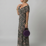 Calmarie | Off Shoulder Flow Midi Dress