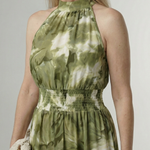 Penlora | Gathered Halter Midi Dress