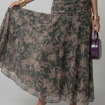 Calmarie | Off Shoulder Flow Midi Dress