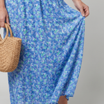 Mirawynne | Short Sleeve Ditsy Floral Print Midi Dress