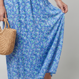 Mirawynne | Short Sleeve Ditsy Floral Print Midi Dress