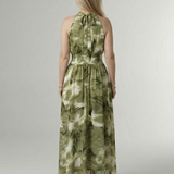 Penlora | Gathered Halter Midi Dress