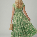Sennalette | Printed Flow Maxi Dress
