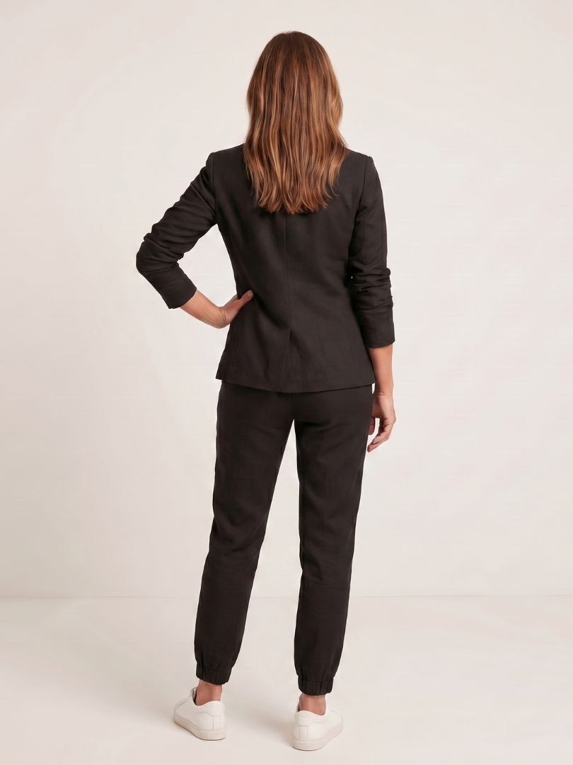 Fiosette | Notch Collar Relaxed Tailored Suit