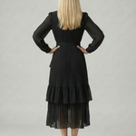 Dahbelle | Fluid Drape Midi Dress