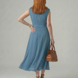Kalmae | Clean Tie Midi Dress