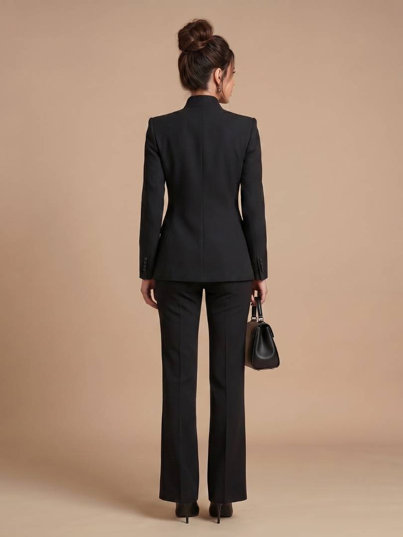 Mirassa | Structured Stand Collar Tailored Suit