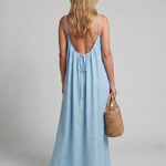 Lunine | Gathered Neckline Silhouette Loose Lounge Dress