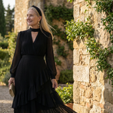 Dahbelle | Fluid Drape Midi Dress