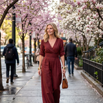 Wrennamae | Cross Front Wide Leg Jumpsuit