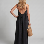 Lunine | Gathered Neckline Silhouette Loose Lounge Dress