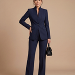 Mirassa | Structured Stand Collar Tailored Suit
