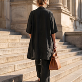 Theassa | Three Piece Relaxed Top Pant Set