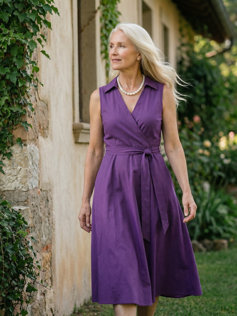 Sennarose | Relaxed Drape Midi Dress