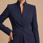Mirassa | Structured Stand Collar Tailored Suit