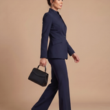 Mirassa | Structured Stand Collar Tailored Suit
