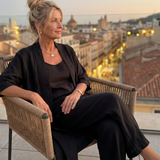 Theassa | Three Piece Relaxed Top Pant Set