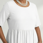 Verdra | Simple Gather Midi Dress