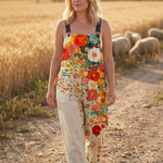 Casra | Floral Relaxed Jumpsuit