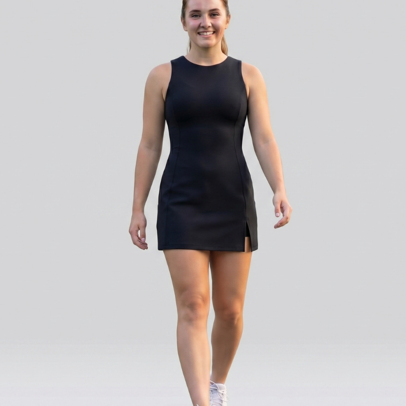 Sennadra | Clean Side Slit Tennis Dress