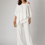 Taliadra | Layered Asymmetrical Two Piece Pant Set