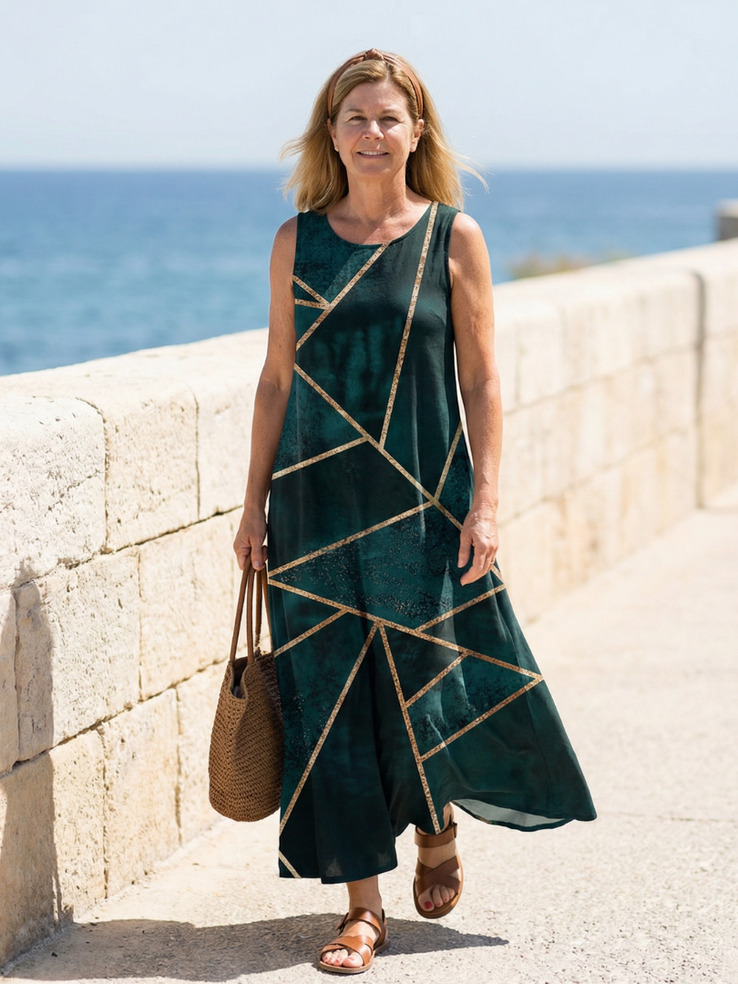 Elobeth | Calm Tide Midi Dress