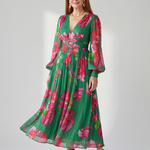 Magdassa | Soft Floral Midi Dress