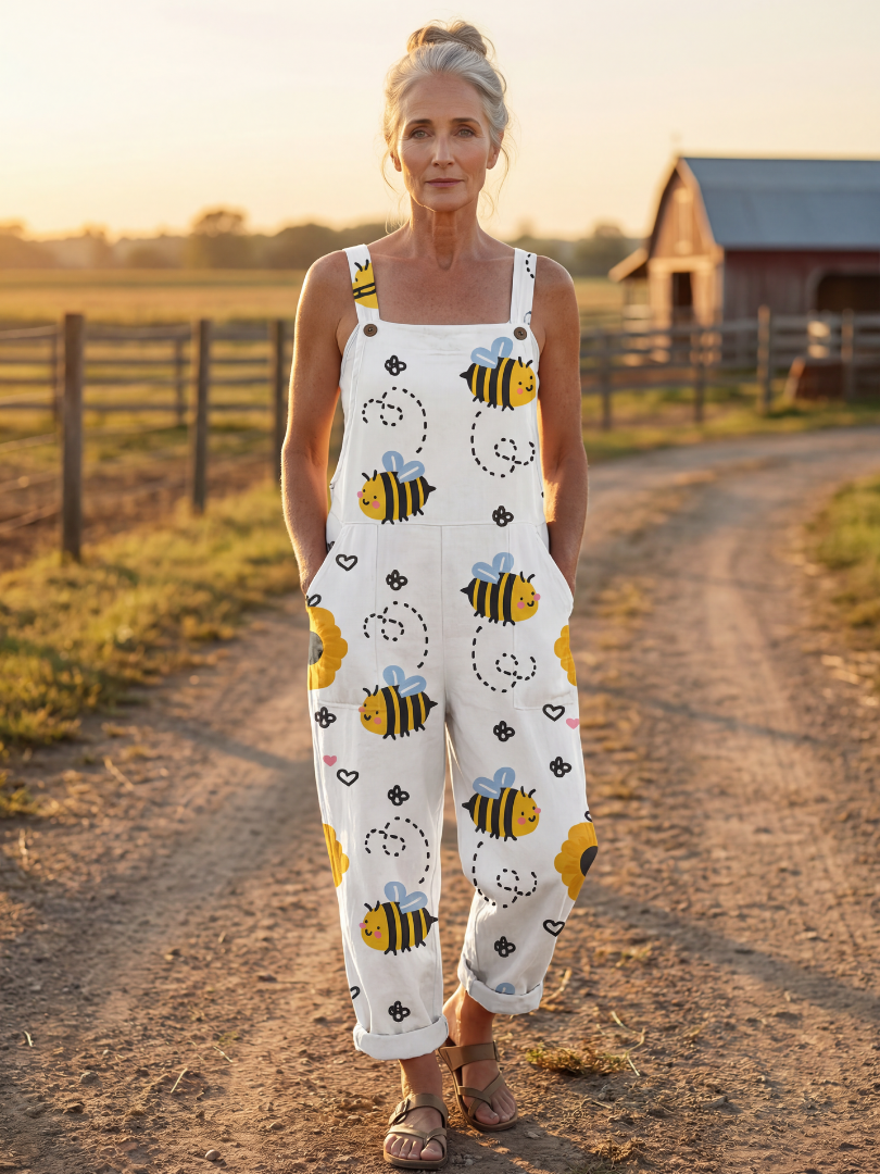Romimarie | Bee Flower Jumpsuit