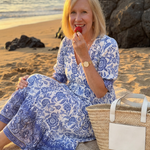Noralyn | Porcelain Midi Dress