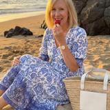 Noralyn | Porcelain Midi Dress