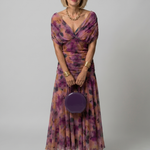 Calmarie | Off Shoulder Flow Midi Dress
