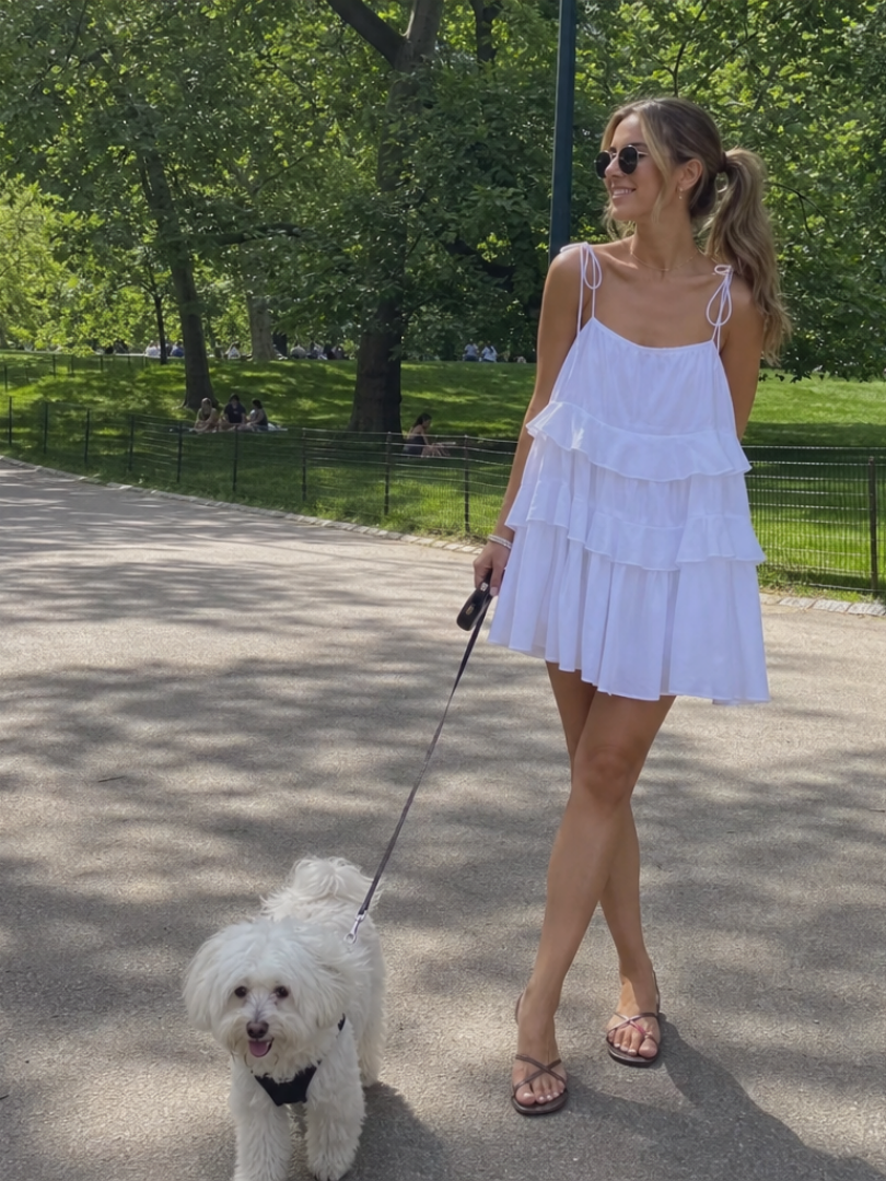 Miline | Ruffle Layers And Relaxed Fit Mini Dress