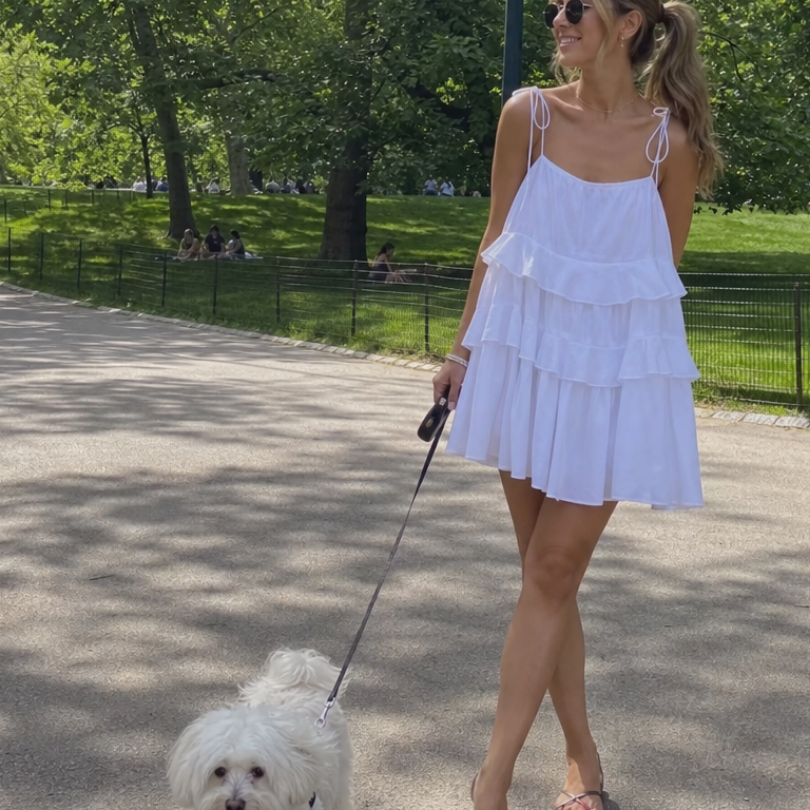 Miline | Ruffle Layers And Relaxed Fit Mini Dress