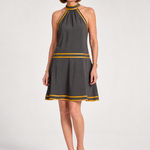 Valwyn | Halter Neck A Line Mini Dress
