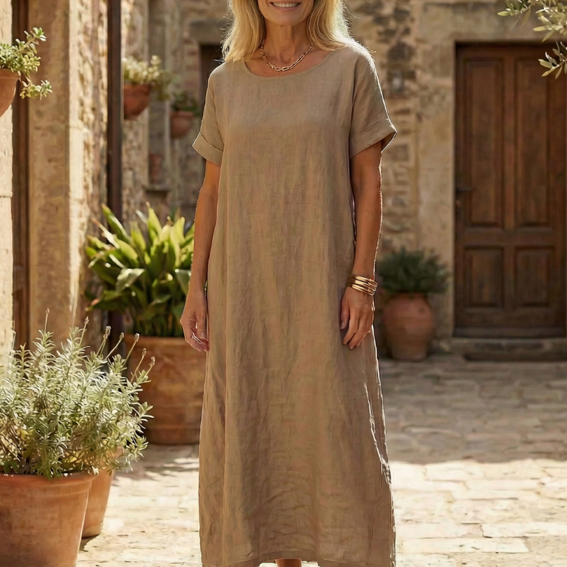 Cassette | Simple Linen Day Dress