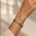 Zarmarie | Double Row Link Chain Bracelet