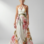Celsette | Light Floral Maxi Dress